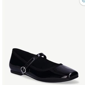 Mary Jane style black ballet flats. 7.5 size. Basically brand new.
